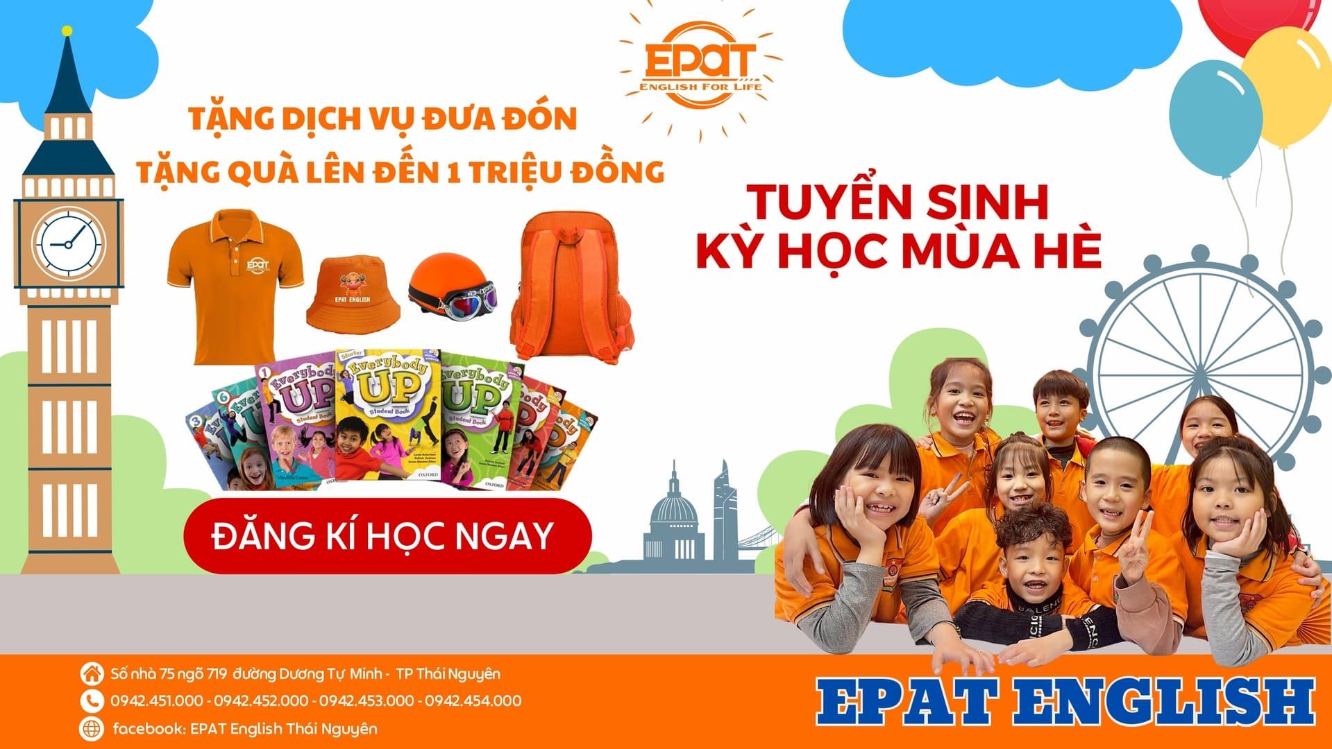 Tuyển sinh kỳ học mùa hè tại EPAT ENGLISH