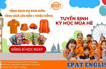 Tuyển sinh kỳ học mùa hè tại EPAT ENGLISH